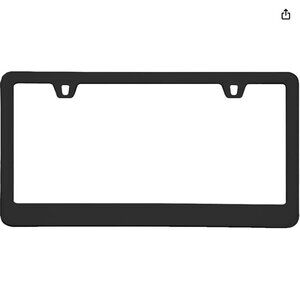 Cruiser Accessories 15350 Neo Classic License Plate Frame, Black